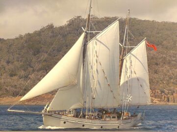 Colin Archer Double Ended Gaff Rigged Ketch