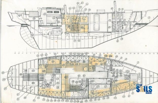 ATAIR: Petersen Yacht - Brigantine 70ft – traditional style - Image 44