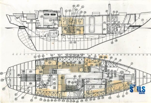 ATAIR: Petersen Yacht - Brigantine 70ft – traditional style - Image 45