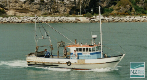 BARBARA D: Nalder & Biddle designed displacement fishing vessel