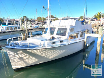LADY ETHEL: Solid Kauri 34ft 1962 Classic Launch