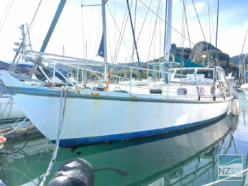 Shilo: 50ft steel liveaboard in Port Tarakohe